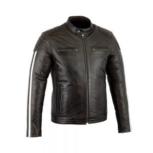 Mens Leather Motorbike Jacket