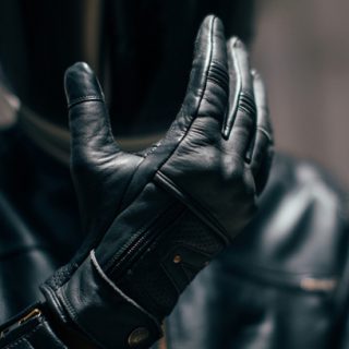 Leather Motorbike Gloves