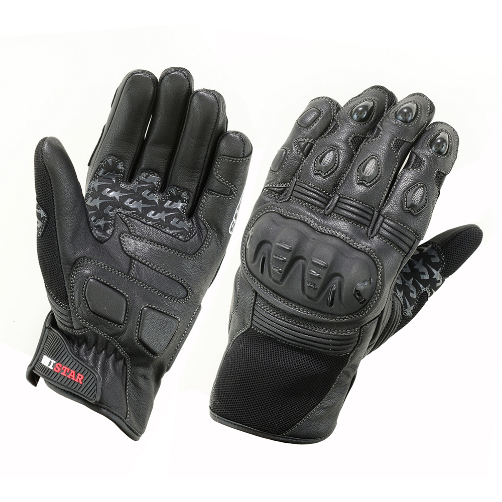 Motorbike Leather Gloves