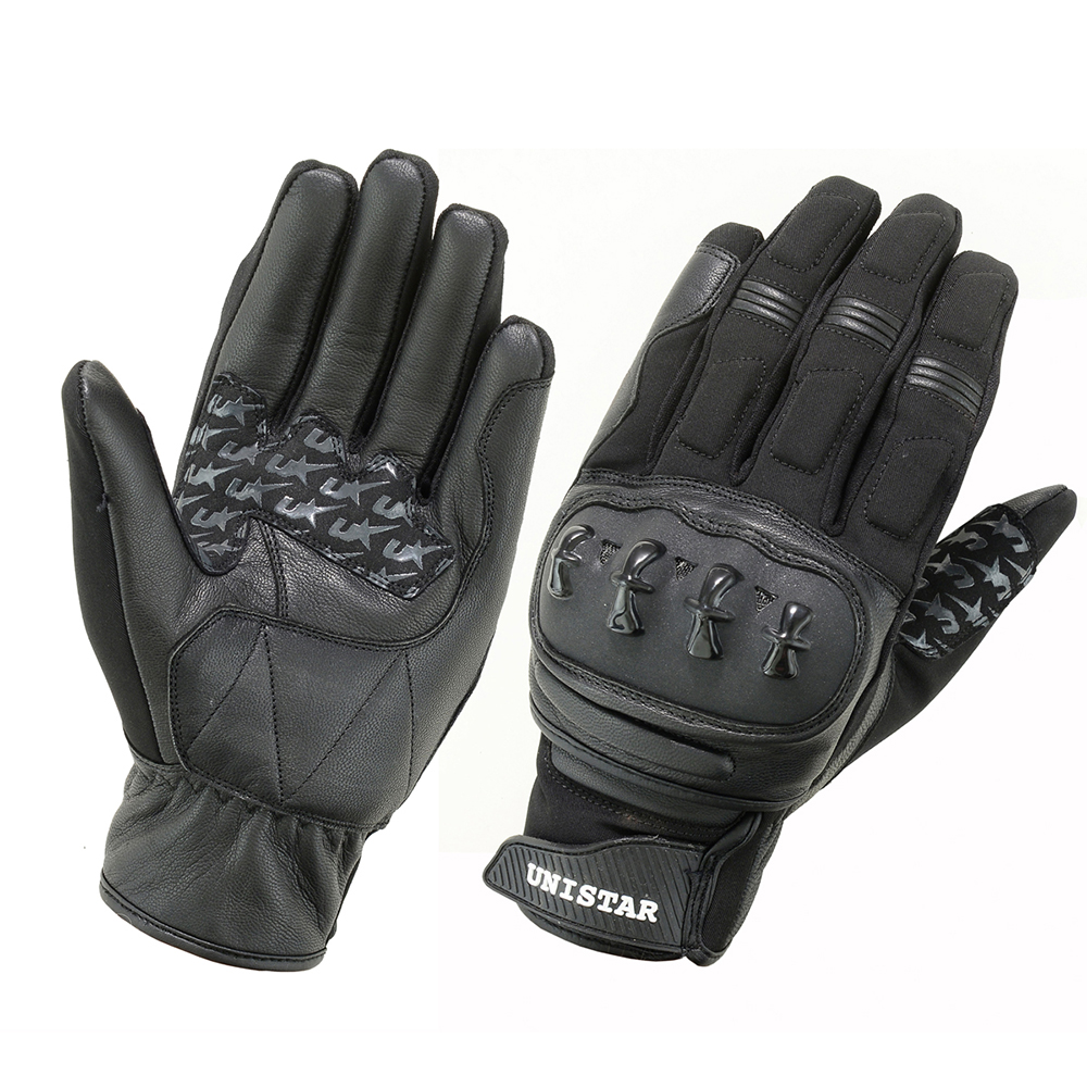 Leather Motorbike Gloves