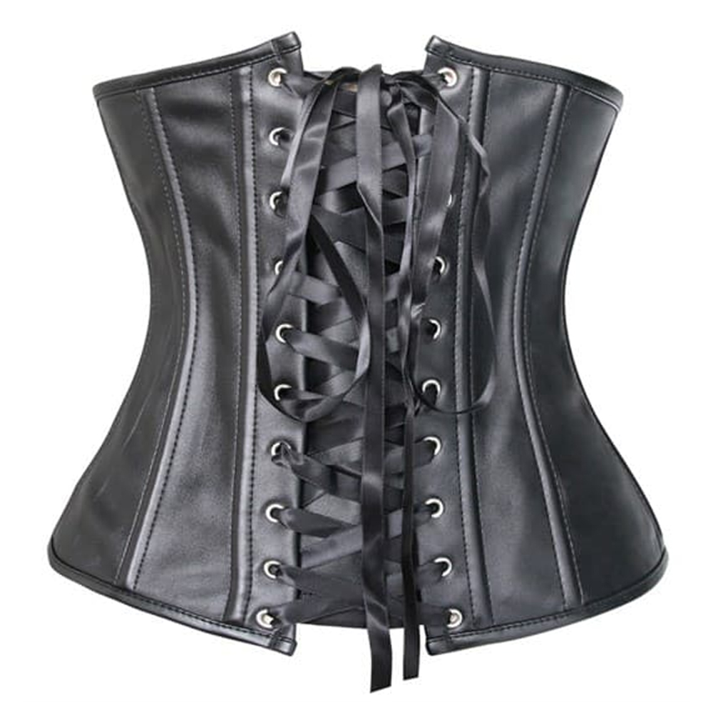 Leather corset